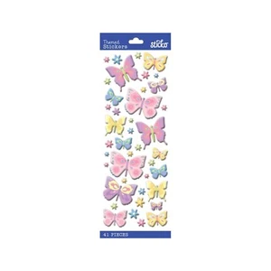 Adhesive Butterflies | Classic Butterfly Stickers - Asst - 41 Pcs (nm5238219) - Picture 1 of 1