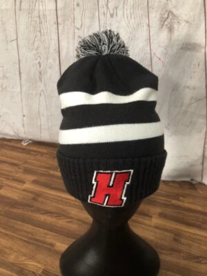 Under Armour Beanie Hat Striped Black / White OSFA - Image 1 of 4