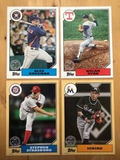 2017 Topps 1987 Parallel 1-100 Jumbo 5x7 Gold /10 White /49 You Pick Free Ship