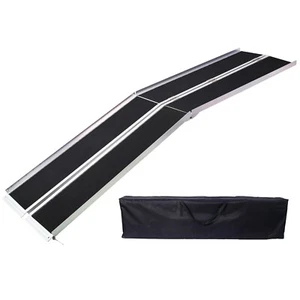 2 PIEZAS Rampa de Aluminio, Portátil y Plegable, Capacidad 600 Libras - Imagen 1 de 44