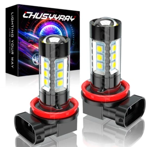 2X LED Fog Light Bulbs H8 H11 Fog Light Bulb White For Buick LaCrosse 2005-2019 - Picture 1 of 10