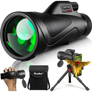 12x60 Monocular Telescope High Powered with Smartphone Adapter Tripod - Picture 1 of 5