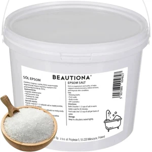 Epsom Salz Magnesiumsulfat Rein für Bäder Bitter Epson Entspannend 1 kg - Bild 1 von 4