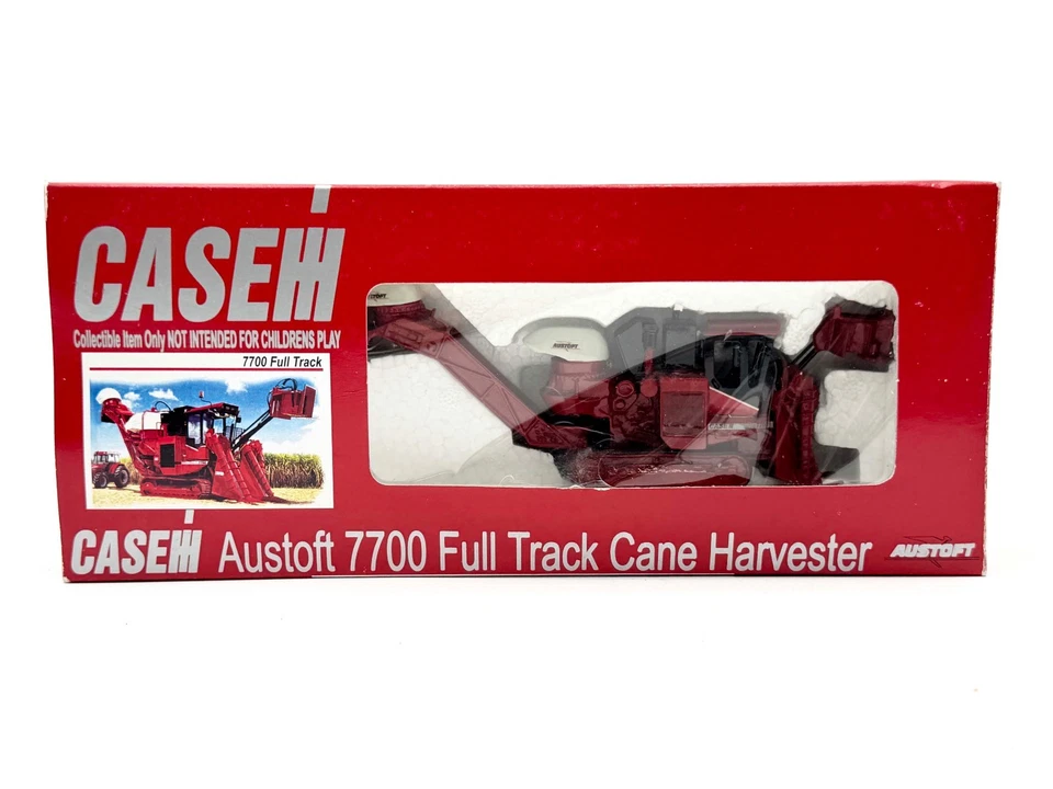 , preview full size image1/64 CASE IH Austoft 7700 Full Track Sugar Cane Harves - Image 1 of 1