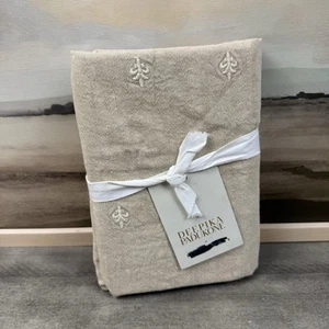 Pottery Barn (1) Deepika Padukone besticktes Kissenbezug Standard neu ohne Etikett - Bild 1 von 9