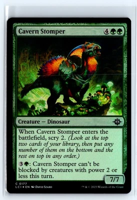 (2x) MTG Magic the Gathering - FOIL Cavern Stomper - The Lost Caverns of Ixalan - Image 1 of 4