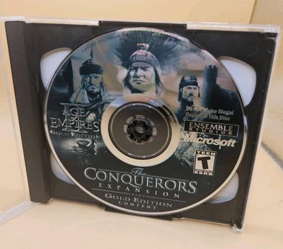 Age Of Empires II Age Of Kings & Conquerors Expansion Video Game Set Of 2 PC CD - Image 1 of 4