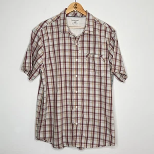 Horny Toad Checked Organic Cotton Recycled Polyester Button-Up Shirt XL Men’s - Picture 1 of 13