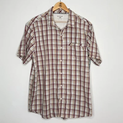 Horny Toad Checked Organic Cotton Recycled Polyester Button-Up Shirt XL Men’s - Image 1 of 4