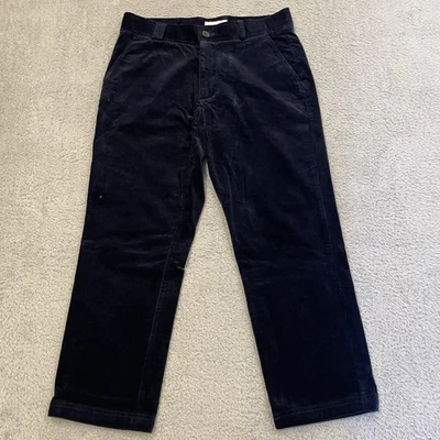 I Love Ugly Slim Kobe Corduroy Pants Mens M 32x24 Navy Cropped Straight - Image 1 of 4