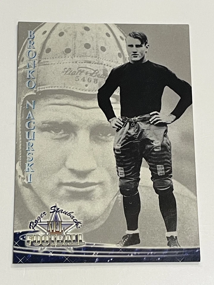 1994 Roger Staubach's Football #12 - Bronko Nagurski - Chicago Bears - Image 1 of 2