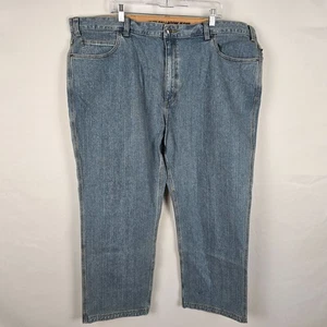 Duluth Jeans Men's 48 x 30 Blue Flex Ballroom Relaxed Fit Light Wash NWT - Picture 1 of 19