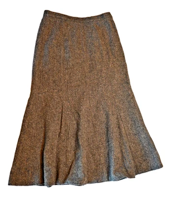 Orvis 100% Wool Tweed Flared Skirt, S, Fully Lined - Image 1 of 4