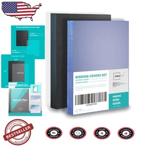 Bindehüllen 200 Stück 8,5x11 Klar PVC 10mil Struktur Poly 12mil - Bild 1 von 8