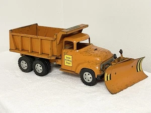 1957 Tonka State Hi-Way Dept Big Mike Dump Truck W/Plow Good Original Condition - Picture 1 of 13