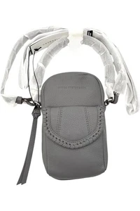 Bandolera Aimee Kestenberg Cuero Intención Teléfono Grafito Nueva - Imagen 1 de 1