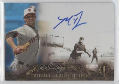 2014 Topps Tribute Traditions Auto Blue /50 Madison Bumgarner #TT-MB Auto - Image 1 of 2