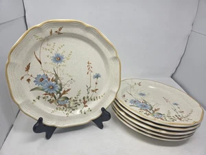 6 platos de cena Mikasa EB 804 Blue Daisies 10 3/4" - Imagen 1 de 5