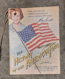 Vtg Chase & Sanborn History of American Flag Kate Smith 16 page Advertisement - Picture 1 of 4