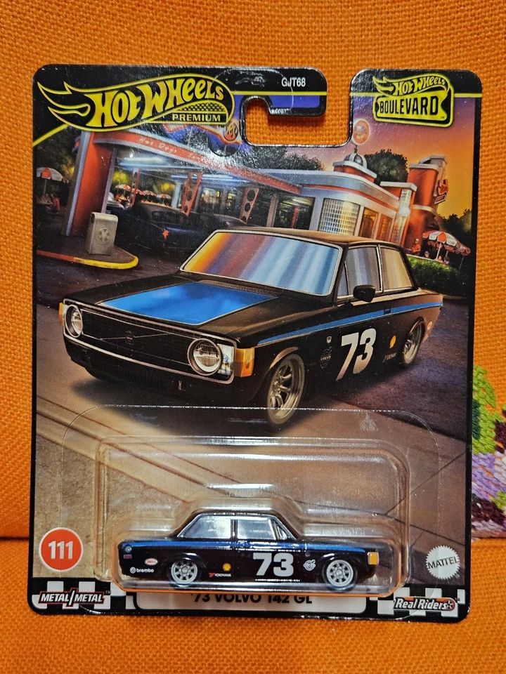 # 1/64 HOT WHEELS PREMIUM - 1973 VOLVO 142 GL serie BOULEVARD # 111 # - Immagine 1 di 2