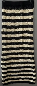 Freshman Sweater Cream and Black Women's Skirt S Lining Cotton - Picture 1 of 10