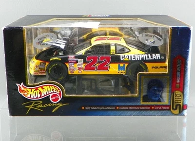 Vintage 2000 Hot Wheels Racing NASCAR 1/24 Diecast Ward Burton CAT Stock Car #22 - Image 1 of 4
