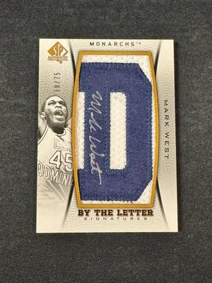 2012-13 SP Authentic - By the Letter Signatures Mark West #BL-MW  10/75 (AU) - Image 1 of 2