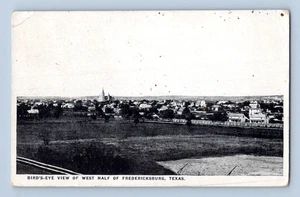 20er Jahre. FREDERICKSBURG, TEXAS. VOGELAUGE. Postkarte FX28 - Bild 1 von 2