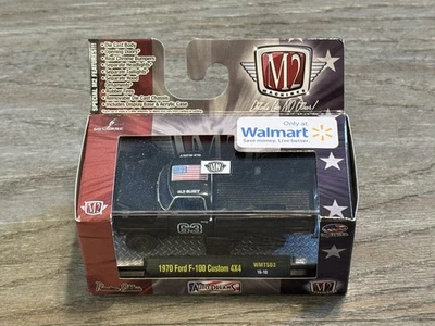 M2 Machines 1970 Ford F-100 Custom 4X4 Diecast Auto-Dreams Patriot Walmart - Image 1 of 4