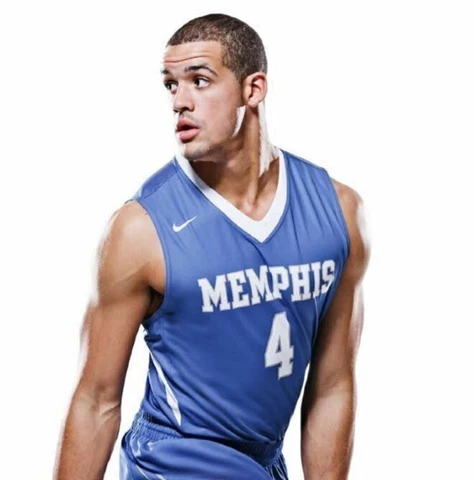 Nike Men Memphis Tigers Elite Crossover Game Jersey-Blue, Large 683302 Cover