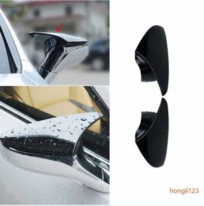 Fit For Lexus IS ES UX RC LC Glossy Black Rear View Side Door Mirror Cover Trim