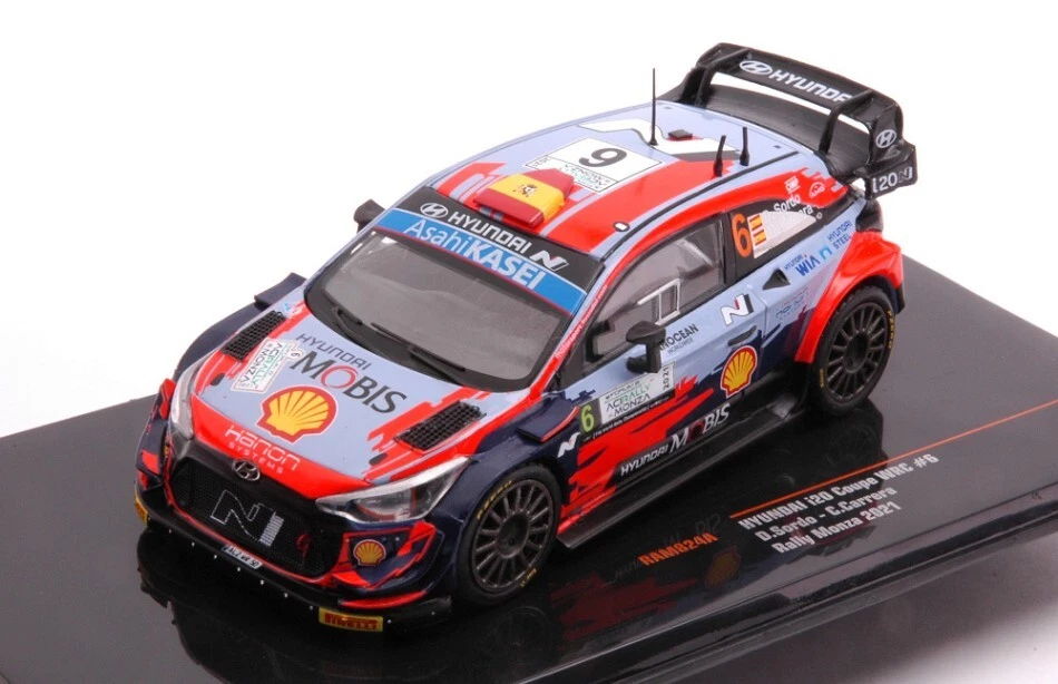 Ixo Model HYUNDAI i20 COUPE WRC N.6 RALLY MONZA 2021 SORDO/CARRERA 1:43 - Immagine 1 di 1