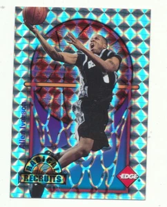 1996 Collector's Edge Allen Iverson Radical Recruits Prizm RC Promo - Picture 1 of 1