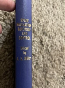 J.E. Miller Space Navigation Guidance and Control (Agardograph) 1966 HC No DJ - Picture 1 of 22