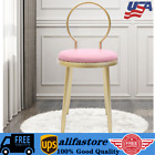 Vanity Makeup Dressing Stool Bench Chair with Back Home Decorators Pink NEW
