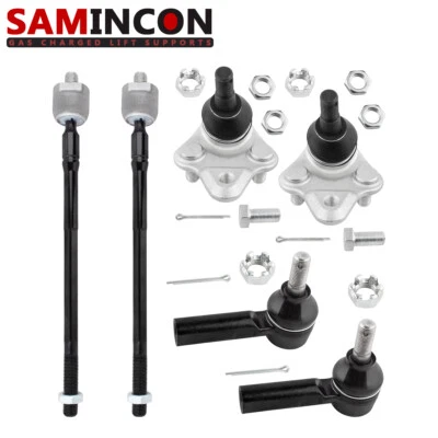 6x Front Lower Ball Joints Inner Outer Tie Rods Kit For Geo Prizm 1996-1997 - Image 1 of 4