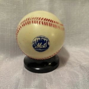 Vintage NEW YORK METS 1960’s Plastic COIN BANK MANUFACTURES HANOVER TRUST PROMO - Picture 1 of 17