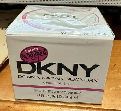DKNY Donna Karan NEW YORK Chelsea Girl EDT SPRAY/VAPORISATEUR 1.7 OZ. NIB sealed - Image 1 of 4