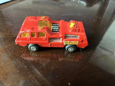 1975 Matchbox Superfast No 22 Blaze Buster Red Fire Vehicle Diecast England - Image 1 of 4