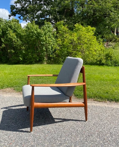 Grete Jalk FD-118 France & Daverkosen Danish Teak Lounge Chair Cover