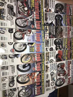 American Iron Magazine  (Complete  Year 13 issues)  2014 great condition - Image 1 of 4