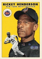 2000 Fleer Tradition Rickey Henderson New York Mets #390