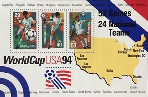 WorldCup USA94, 3er Sonderblock, postfrisch, - Bild 1 von 1