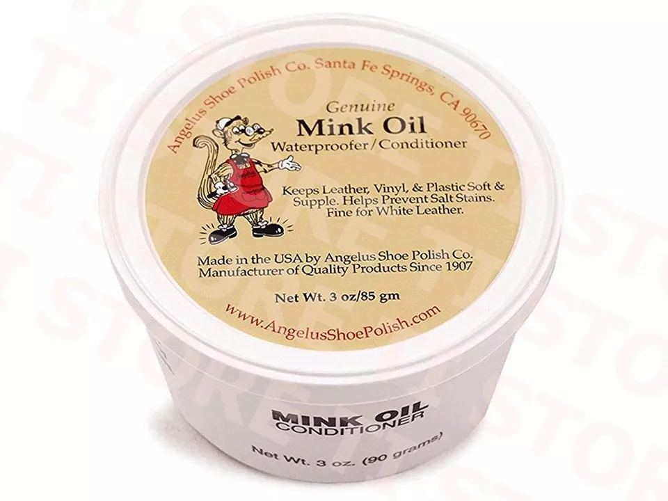 Angelus Mink Oil Paste Leather Waterproof & Conditioner 3oz Boots Shoes Jackets - Image 1 of 1
