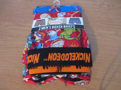 Brevemente declarado ~ NICKELODEON RUGRATS Juego de 2 CALZONCILLOS BOXER ~ XL ~ NUEVO CON ETIQUETAS Foto 1 de 4