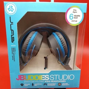 JBuddies Studio Wired Kids Over Ear Folding Volume Safe Headphones 6+ NEW SEALED - Picture 1 of 7