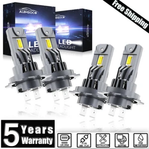 LED Headlight Bulbs High Low Beam 8000K Kit H7 For Ram ProMaster 3500 2014-2021 - Picture 1 of 13