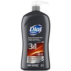 Dial Men 3in1 Body, Hair & Face Wash, All Day Fresh, Ultimate Clean, 32 fl oz.