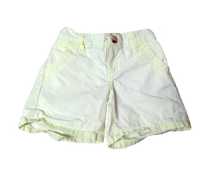 OLD NAVY GIRLS SHORTS SOLID YELLOW SIZE 8 WITH POCKETS AND SNAP - Picture 1 of 2