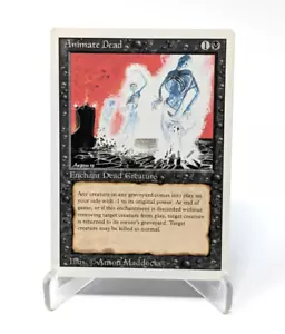 MTG Animate Dead 3a Edizione Riveduta 3ED Magic the Gathering LP Vintage - Foto 1 di 3